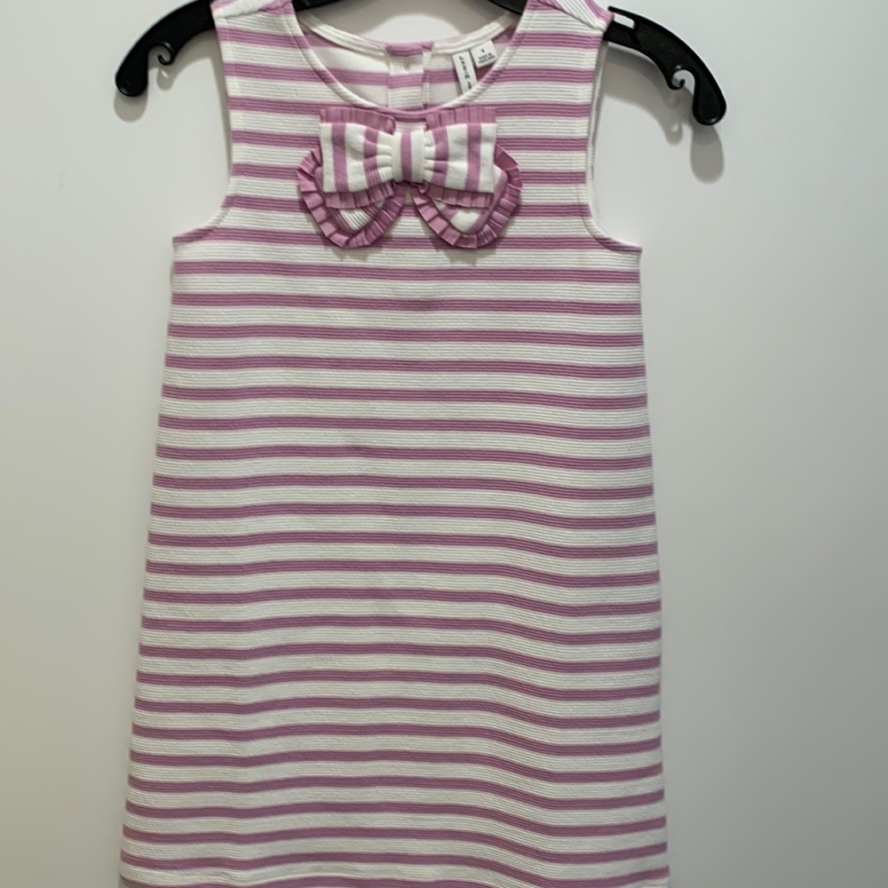 Purple strip dress